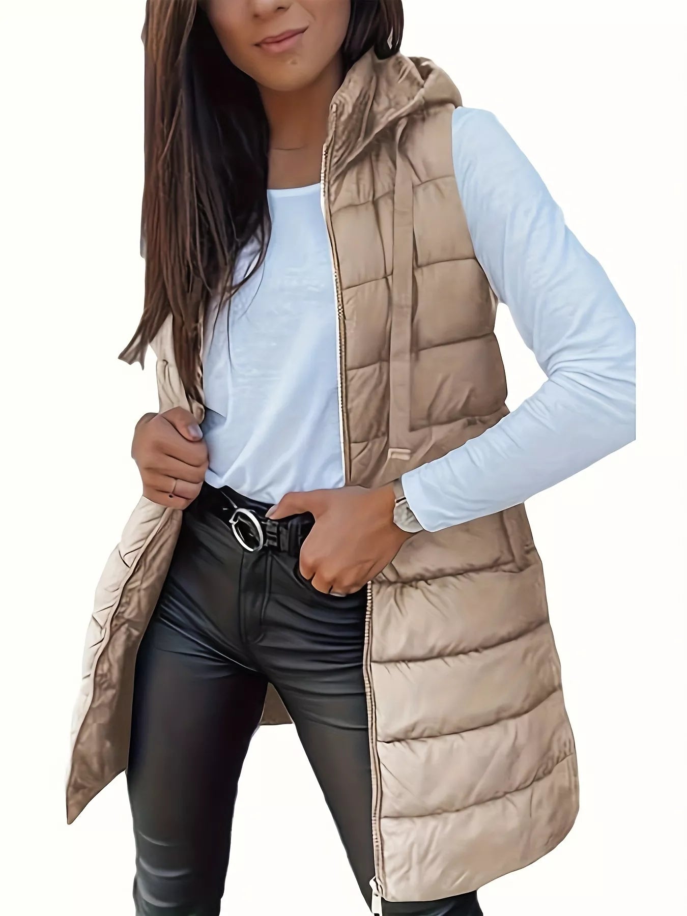 Zip Up Hooded Winter Coat