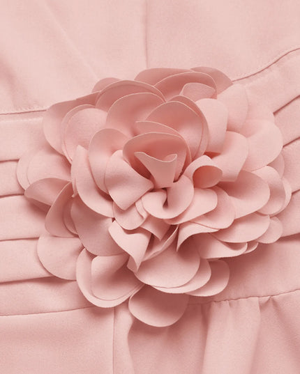 Flower Surplice Long Sleeve Blouse 