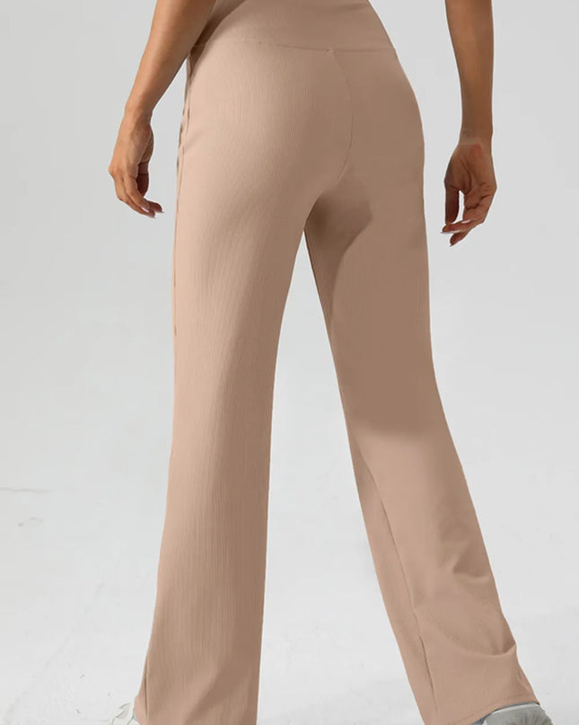 High Waist Straight Active Pants 