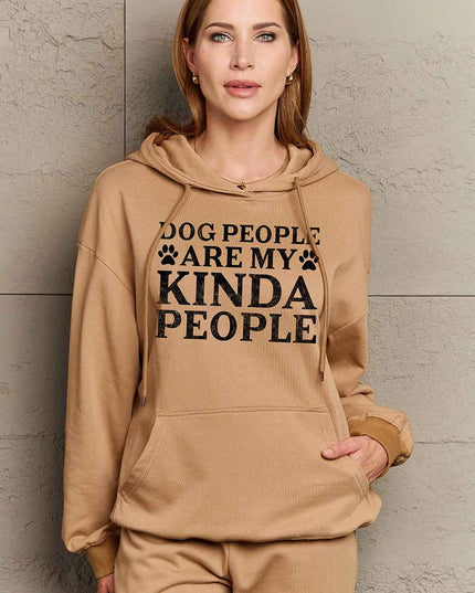 Simply Love Simply Love Full Size Dog Paw Slogan Graphic Hoodie