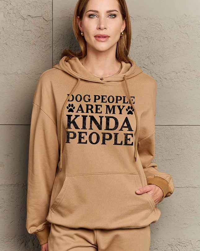 Simply Love Simply Love Full Size Dog Paw Slogan Graphic Hoodie