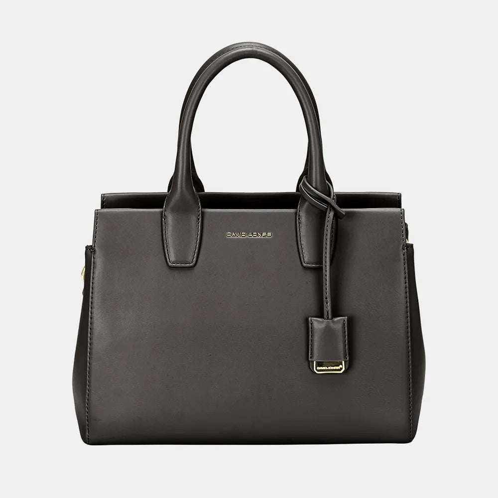 David Jones PU Leather Handbag Black One Size