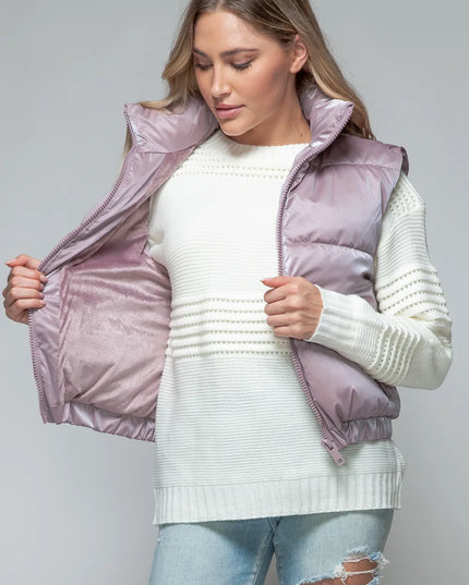 Snobbish Fine Fur Lining Quilted Vest