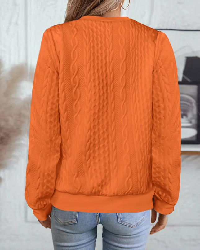 Texture Zip Up Long Sleeve Jacket