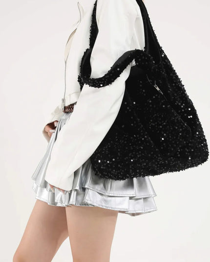 Sequin Polyester Handbag 
