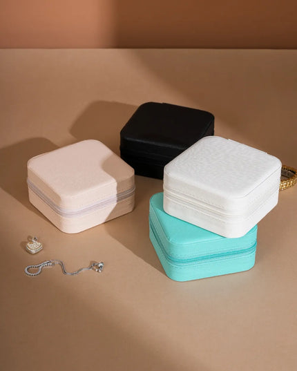 PU Leather Square Jewelry Box