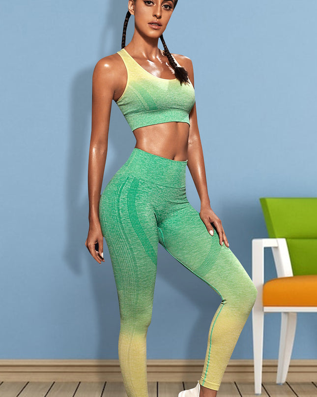Gradient Sports Tank and Leggings Set 