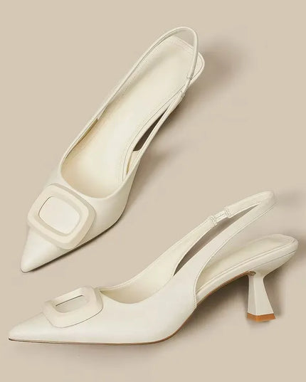 Slingback Pointed Toe Pumps 