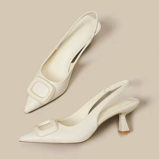Slingback Pointed Toe Pumps 