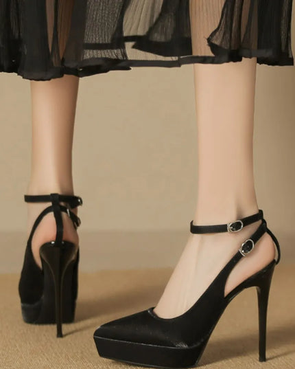 Point Toe Stiletto Pumps 