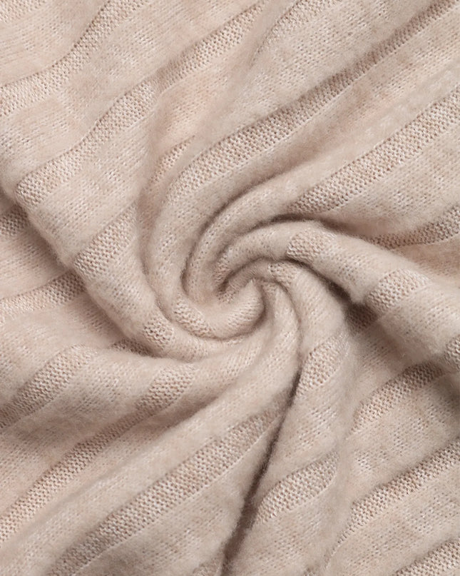 Asymmetrical Off-Shoulder Knit Top