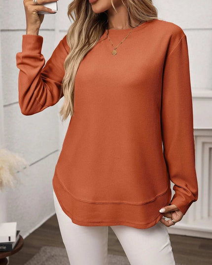 Long Sleeve Round Neck T-Shirt