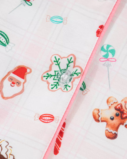 Christmas Spirit Cute Holiday Print Short Sleeve Shirt and Pants 2pcs Pajama Set