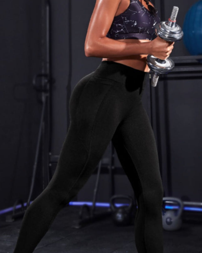 Wide Waistband Sports Leggings