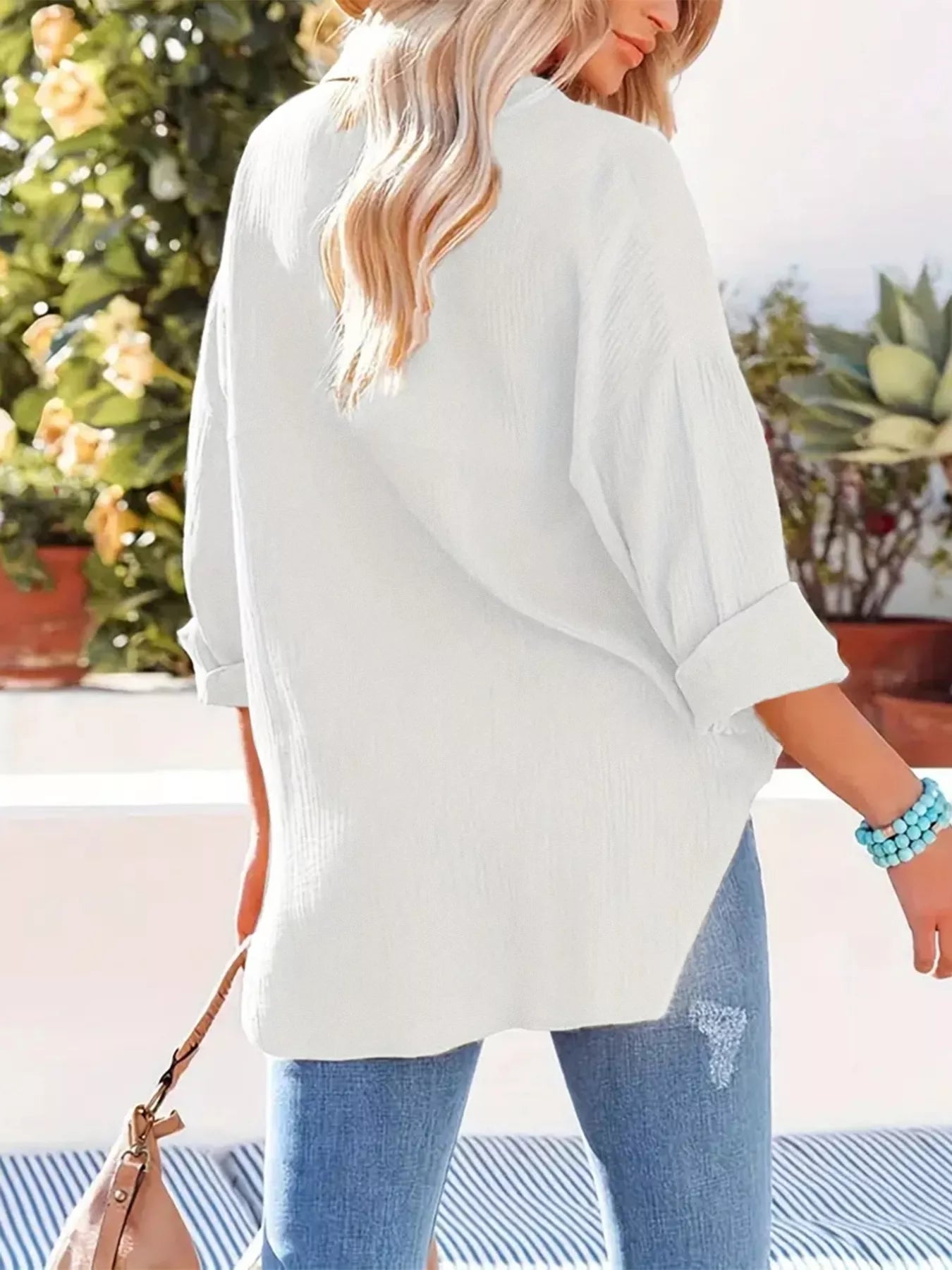 Button Up Relaxed Fit Shirt