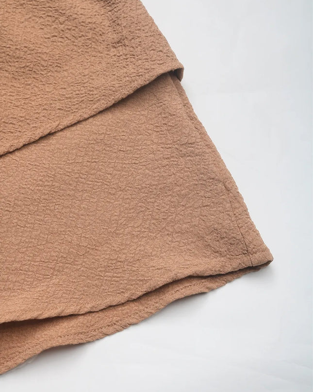 Perfee Tied Layered Shorts 