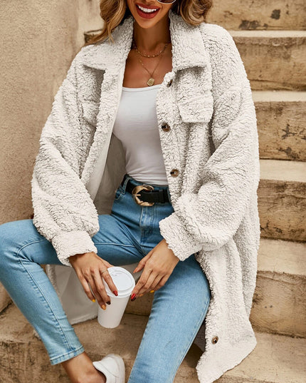 Collared Button Down Coat