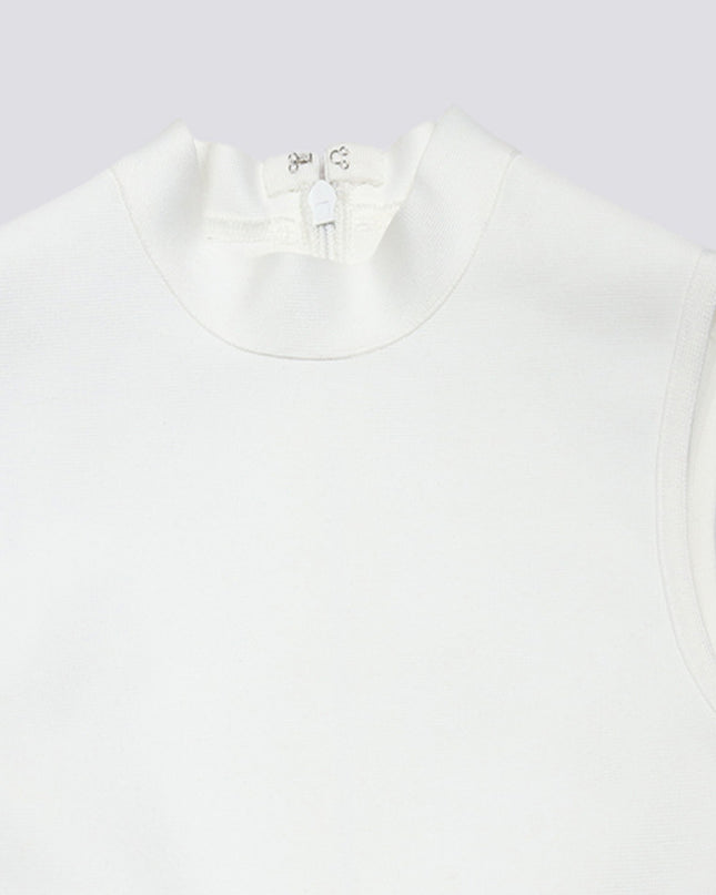 Rhinestone Tassel Hem Bodycon Dress