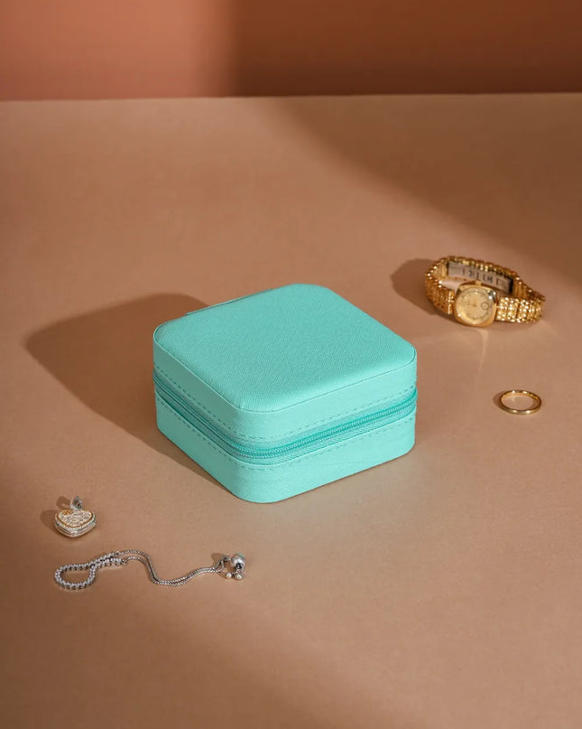 PU Leather Square Jewelry Box