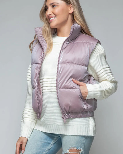 Snobbish Fine Fur Lining Quilted Vest