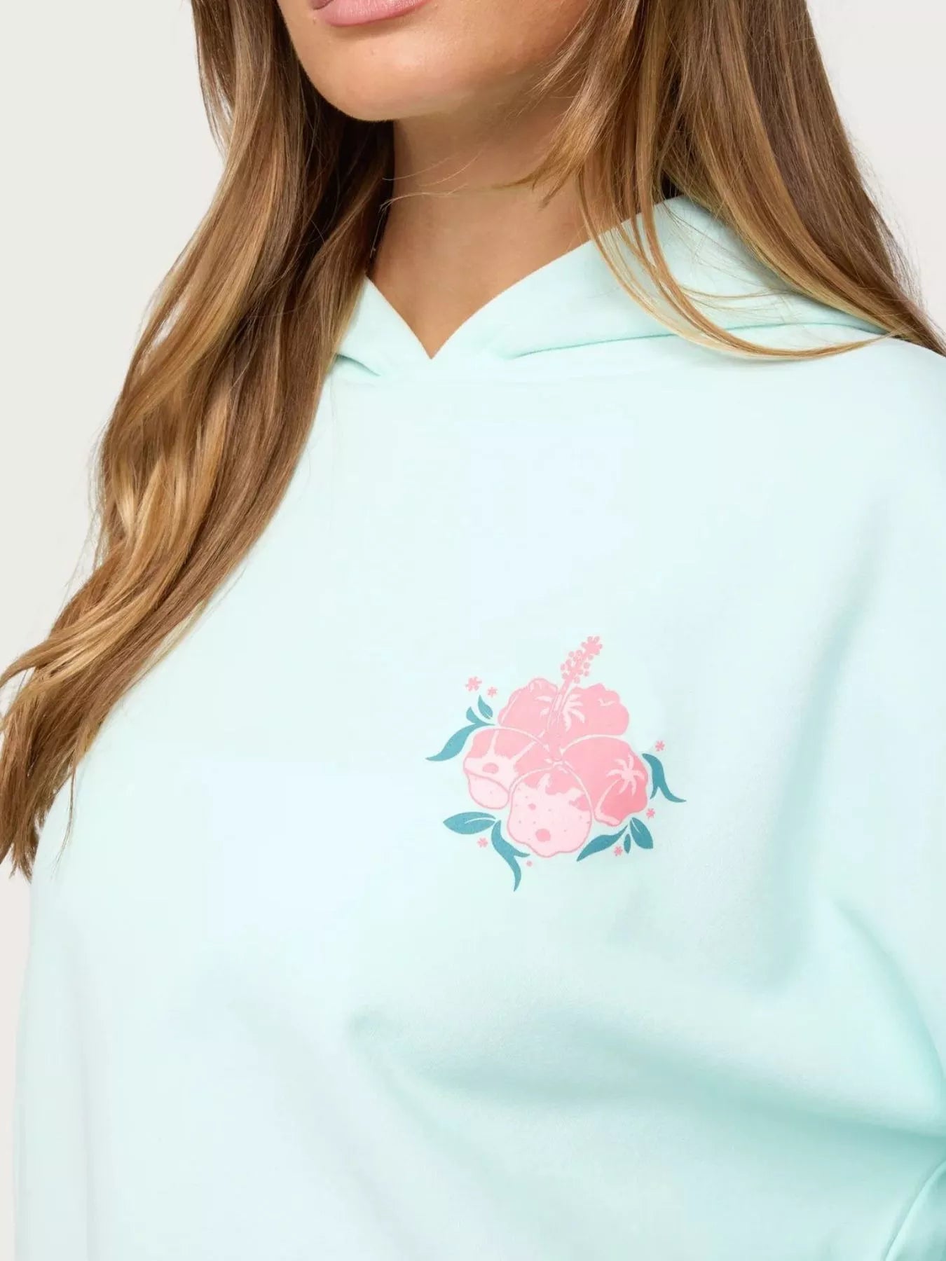 Drop Shoulder Graphic Hoodie with Kangaroo Pocket