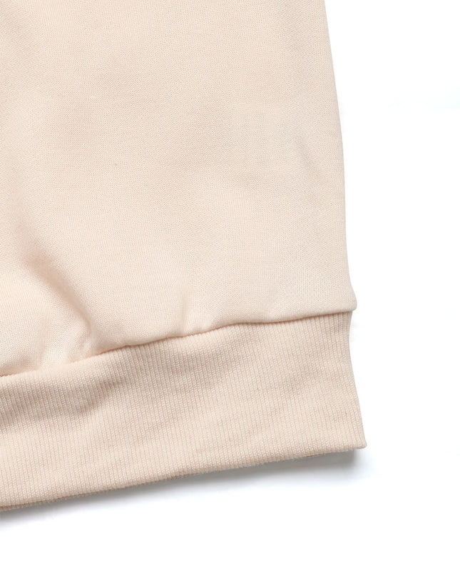 Sequined Bow Round Neck Sweatshirt