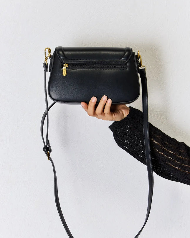 David Jones PU Leather Crossbody Bag