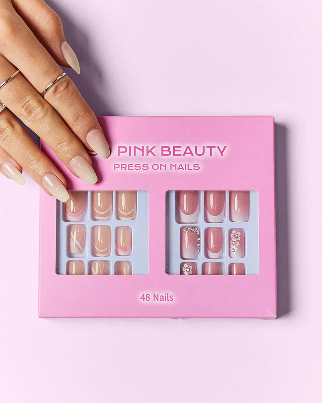 SO PINK BEAUTY Press On Nails 2 Packs 