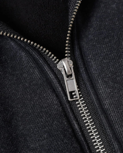 Men's Zip-Up Long Sleeve Hooded Jacket