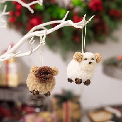 2-Piece Fuzzy Puppy Hanging Widget Multi One Size