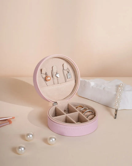 PU Leather Jewelry Storage Box