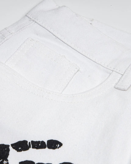 Men's Handprint Pattern Jeans