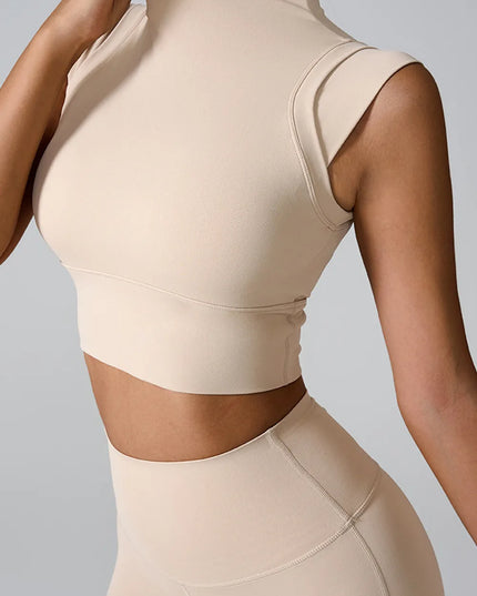 Mock Neck Active Tank