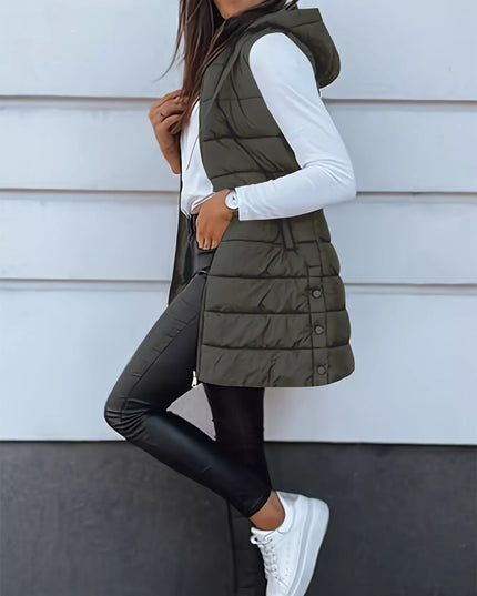Zip Up Hooded Winter Coat