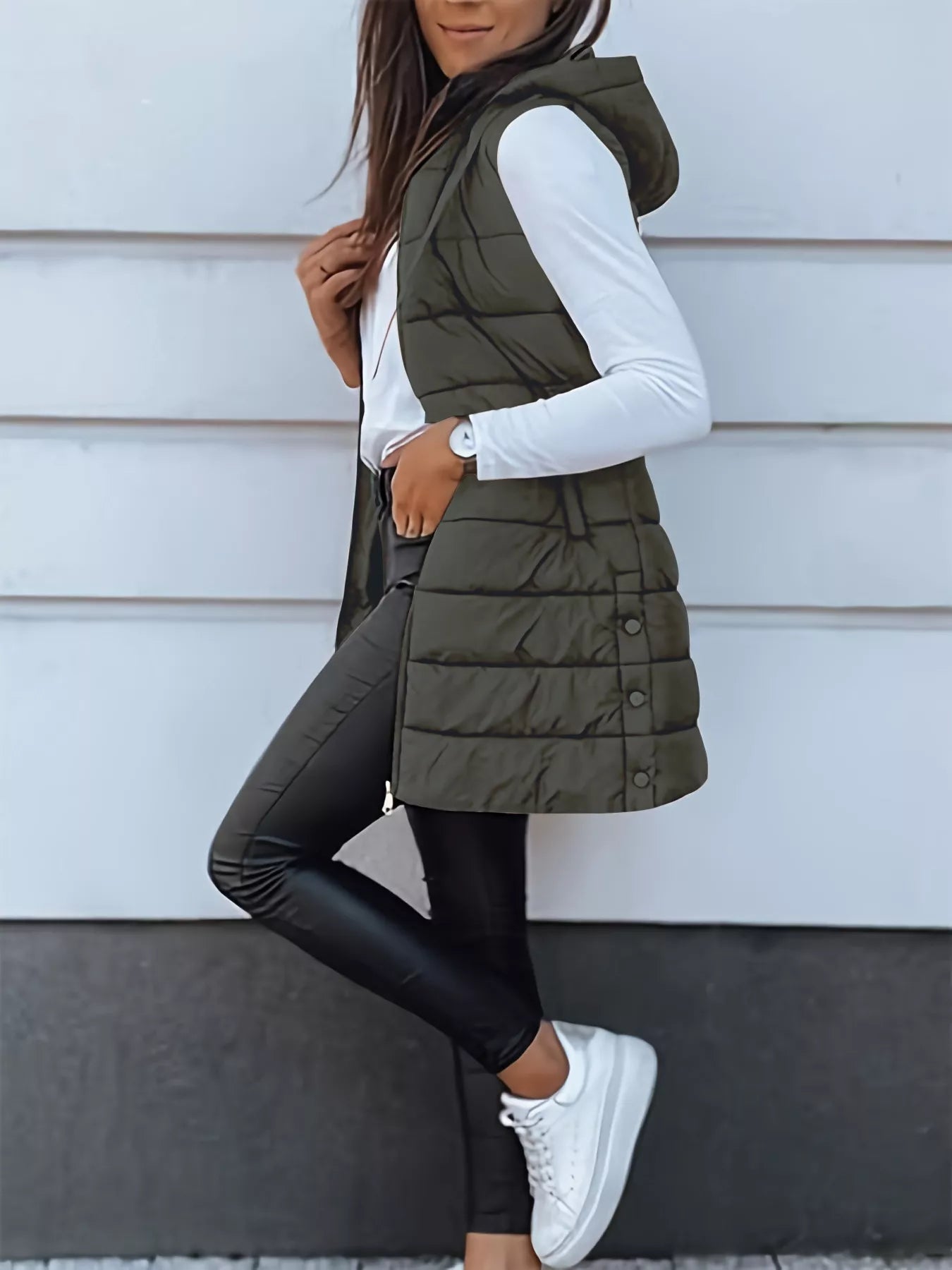 Zip Up Hooded Winter Coat