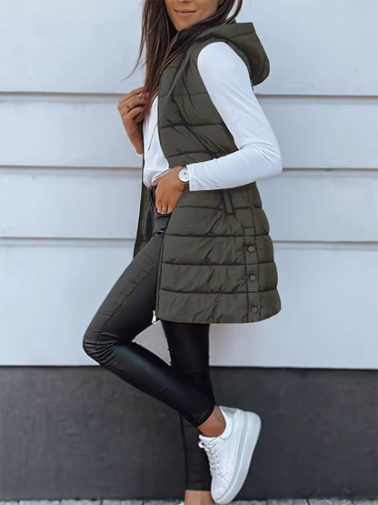 Zip Up Hooded Winter Coat