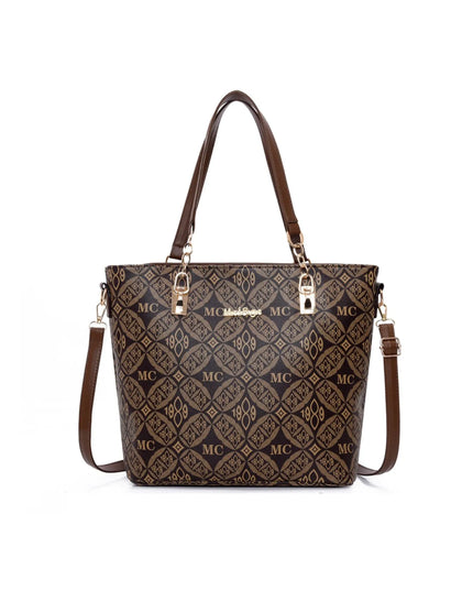 6-Piece Geometric Pattern Bag Set