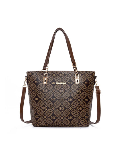 6-Piece Geometric Pattern Bag Set