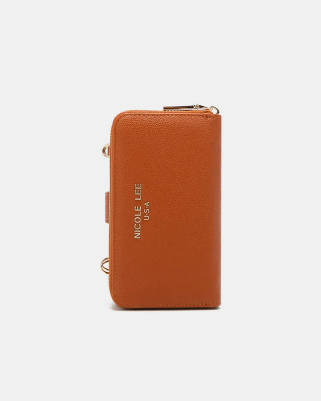 Nicole Lee USA 2 Piece Phone Case Crossbody Wallet 