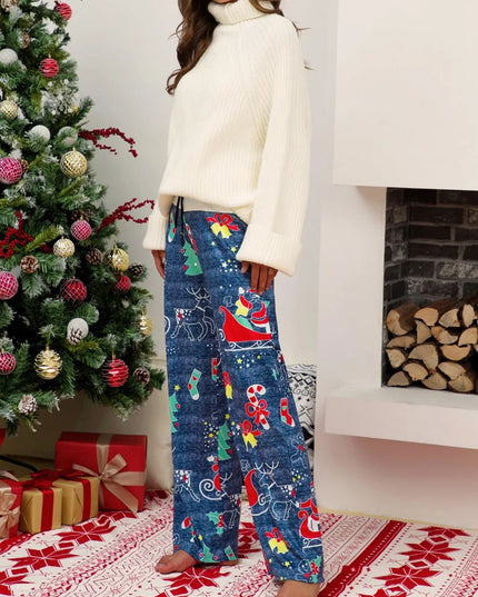 Christmas Straight Leg Pants