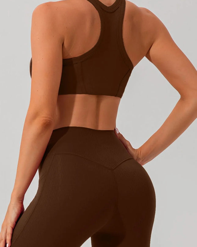 Round Neck Racerback Active Tank 