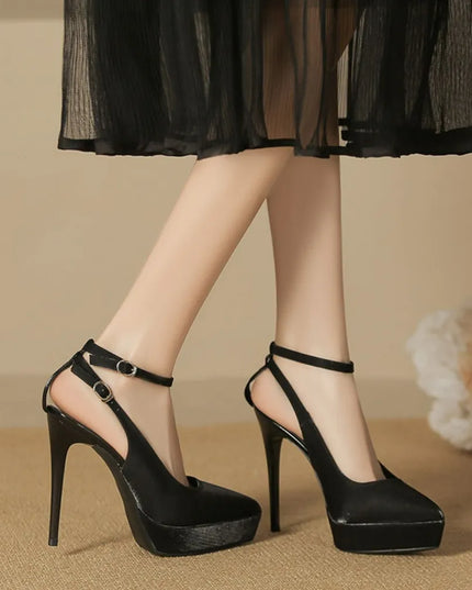 Point Toe Stiletto Pumps 