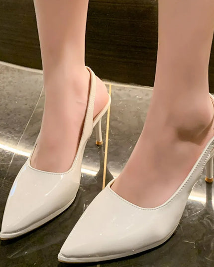 Point Toe Stiletto Pumps 