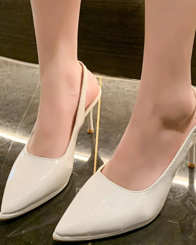 Point Toe Stiletto Pumps 
