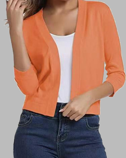 Open Front Cardigan Sherbet