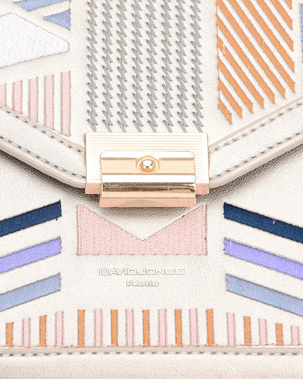 David Jones Geometric Print Crossbody Bag