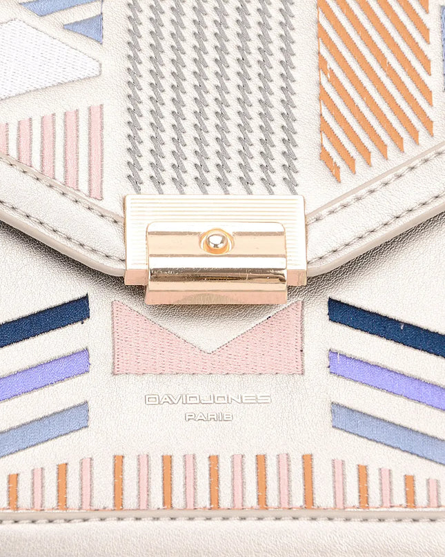 David Jones Geometric Print Crossbody Bag