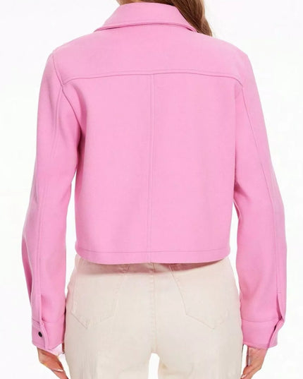 Snap Down Long Sleeve Jacket