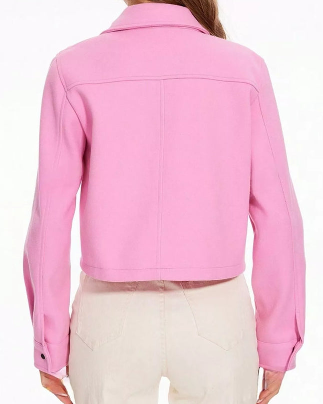 Snap Down Long Sleeve Jacket