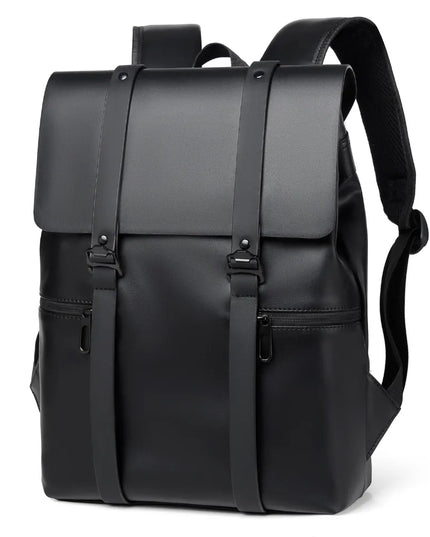 PU Leather Adjustable Strap Backpack Bag 